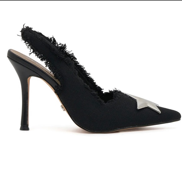 White Fox Groupie black heels. Women’s Size 5 - Picture 5 of 8